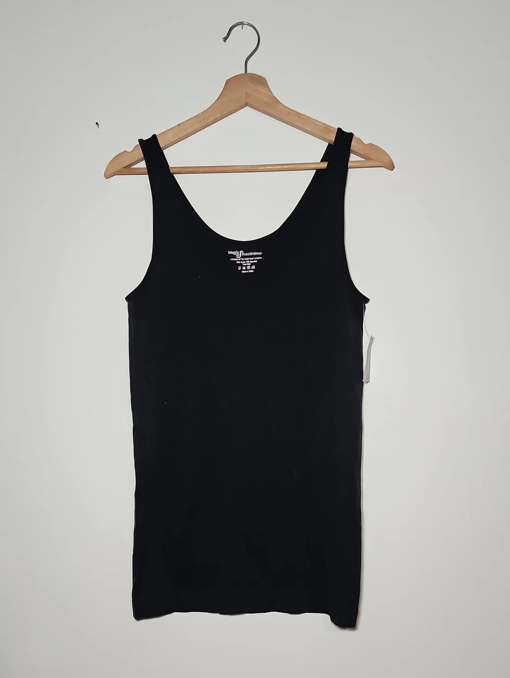 Black Ribbed Tank Top